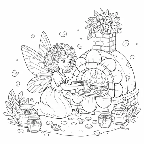 Fairy Bloom - A Floral Coloring Book - Image 13