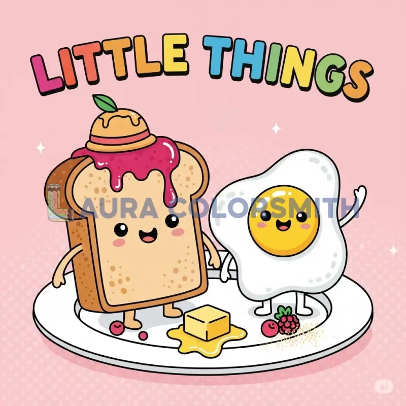 Little Things - A Simple Coloring Book For Kids