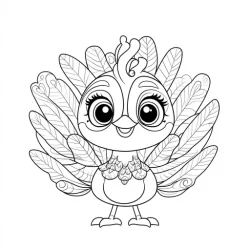 Alternative view of Thanksgiving Coloring Book: Bold & Easy – 50 Fun, Stress-Free Pages!