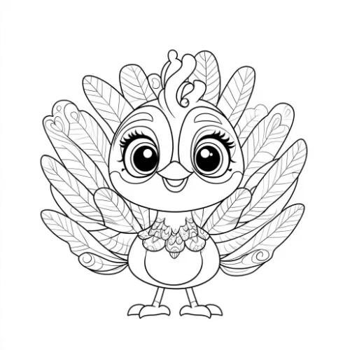 Thanksgiving Coloring Book: Bold & Easy – 50 Fun, Stress-Free Pages! - Image 2