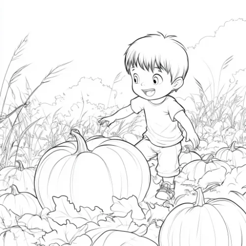 Thanksgiving Coloring Book: Bold & Easy – 50 Fun, Stress-Free Pages! - Image 16