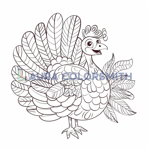 Thanksgiving Coloring Book: Bold & Easy – 50 Fun, Stress-Free Pages! - Image 14